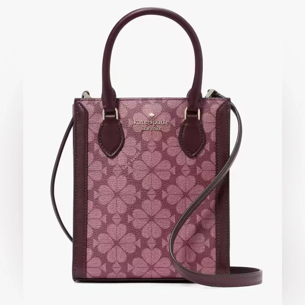 NWT Kate Spade Signature Spade Flower Mini Tote